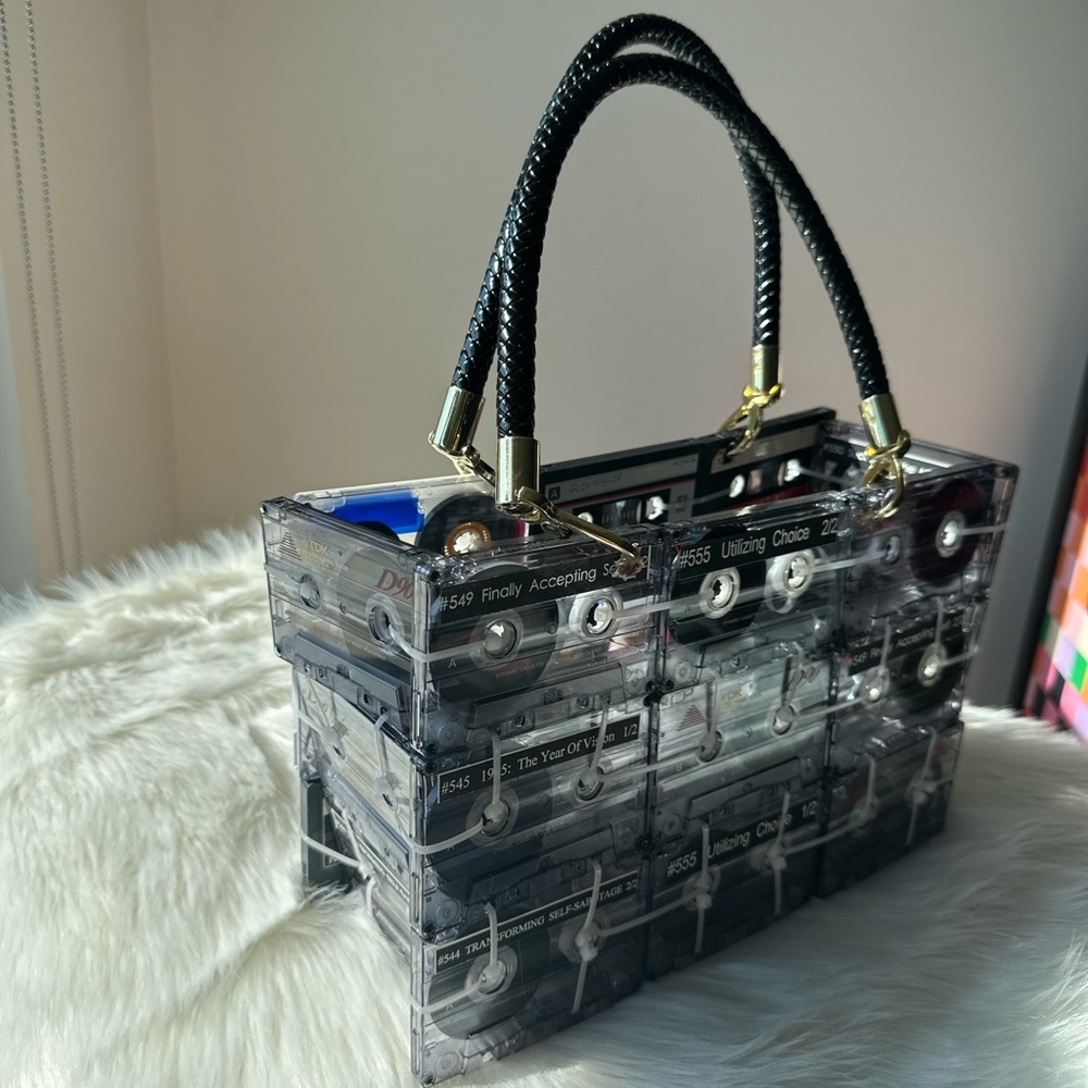 Handmade Cassette Tape Handbag